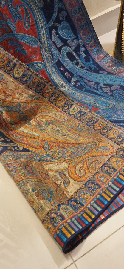 Jodha akbar moonlight reversible kaani shawl