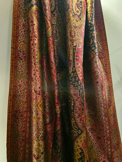 Reversible moonlight gandhara kaani shawl