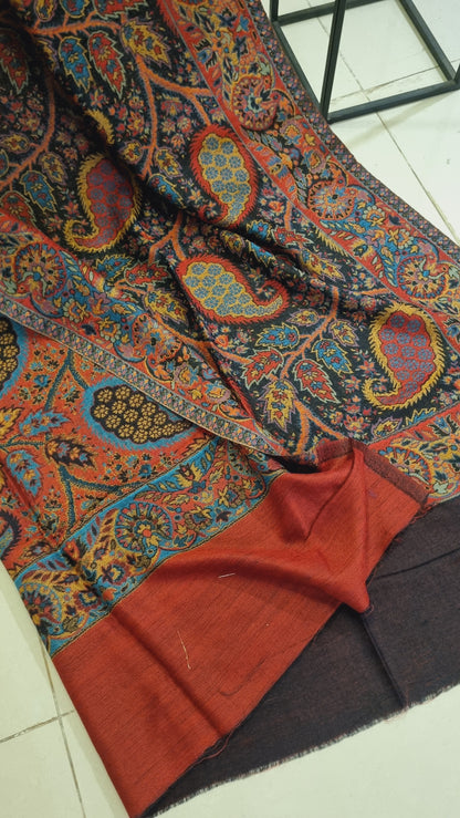 Reversible kaani shawl