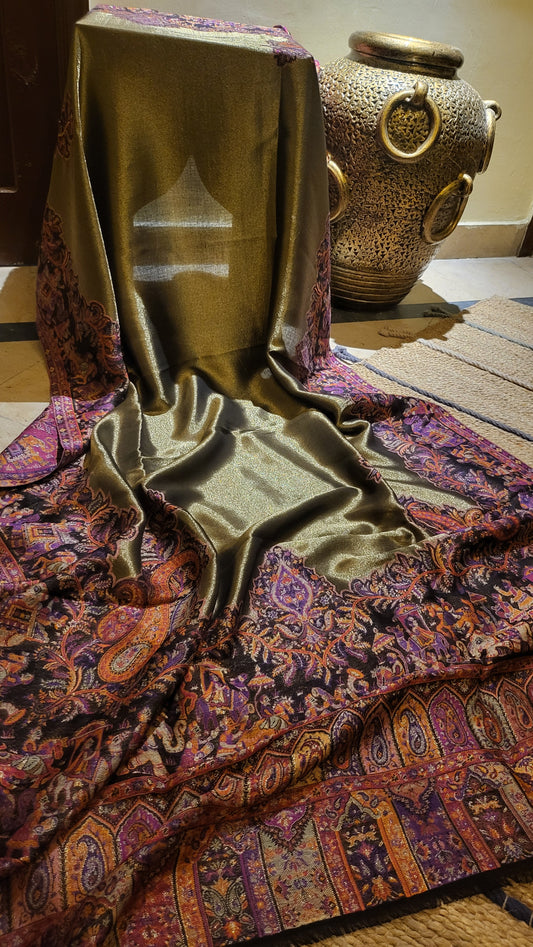 Moonlight Kaani : Reversible shawl