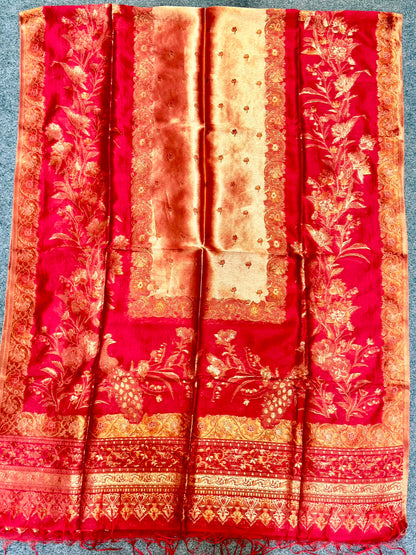 Moonlight silk kaani shawl