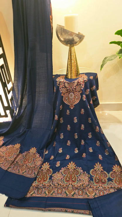 Kaani suit: Pashmina