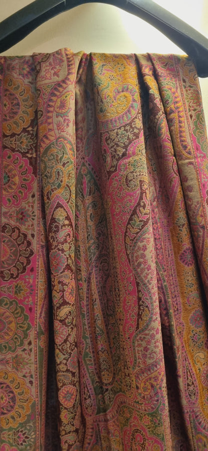 Persian kaan reversible pashmina shawl