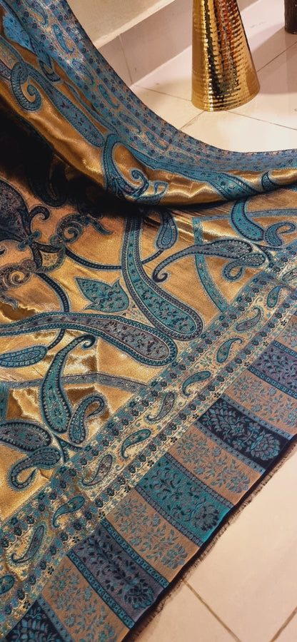 Reversible moonlight kaani shawl