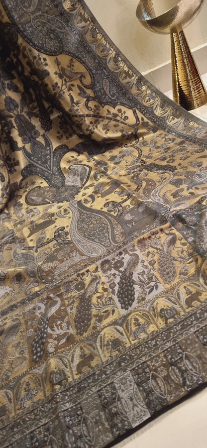 Laila's moonlight silky kaani shawl