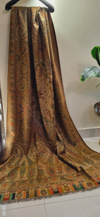 Reversible persian kaani shawl