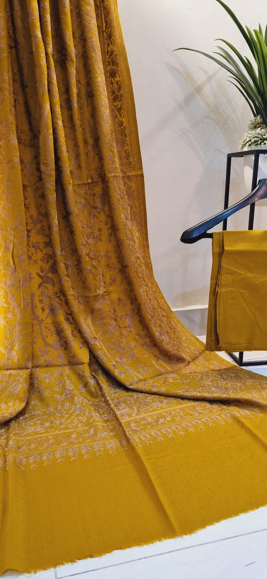 Pashmina embroidered suits