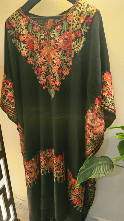 Embroidered cape shawl: Pashmina