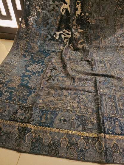Silk kaani shawl