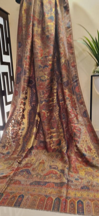 Moonlight kaani darbari pashmina