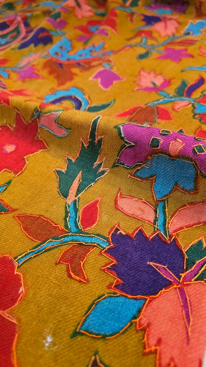 Kalamkar embroidered: Pashmina