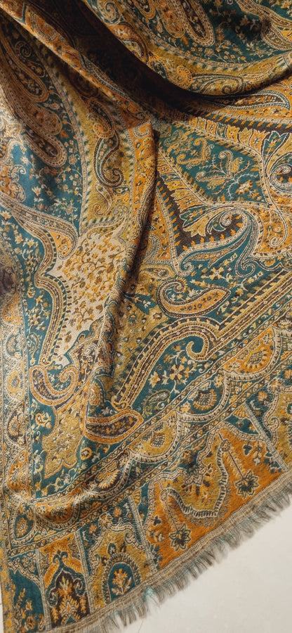 Reversible persian kaani shawl