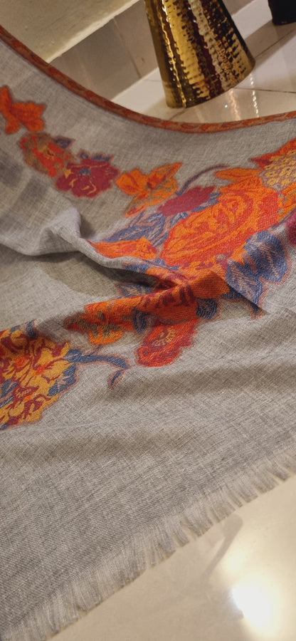 Woolen pashmina kaani shawl