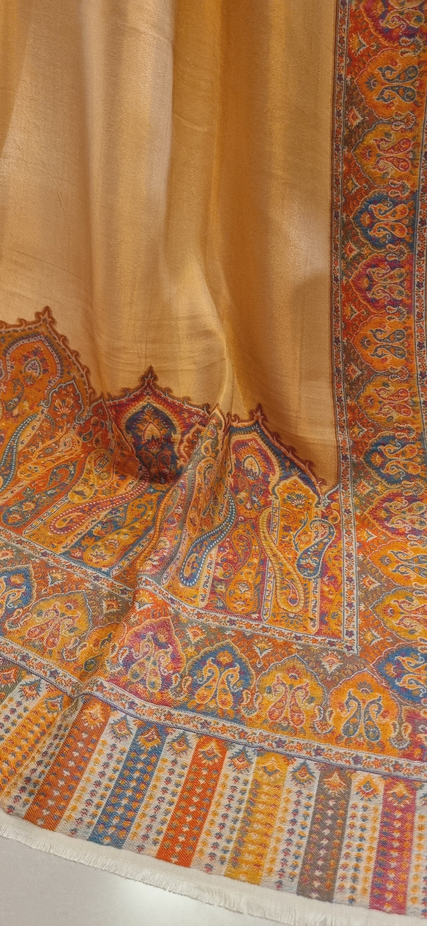 Reversible Moonlight Pashmina kaani shawl