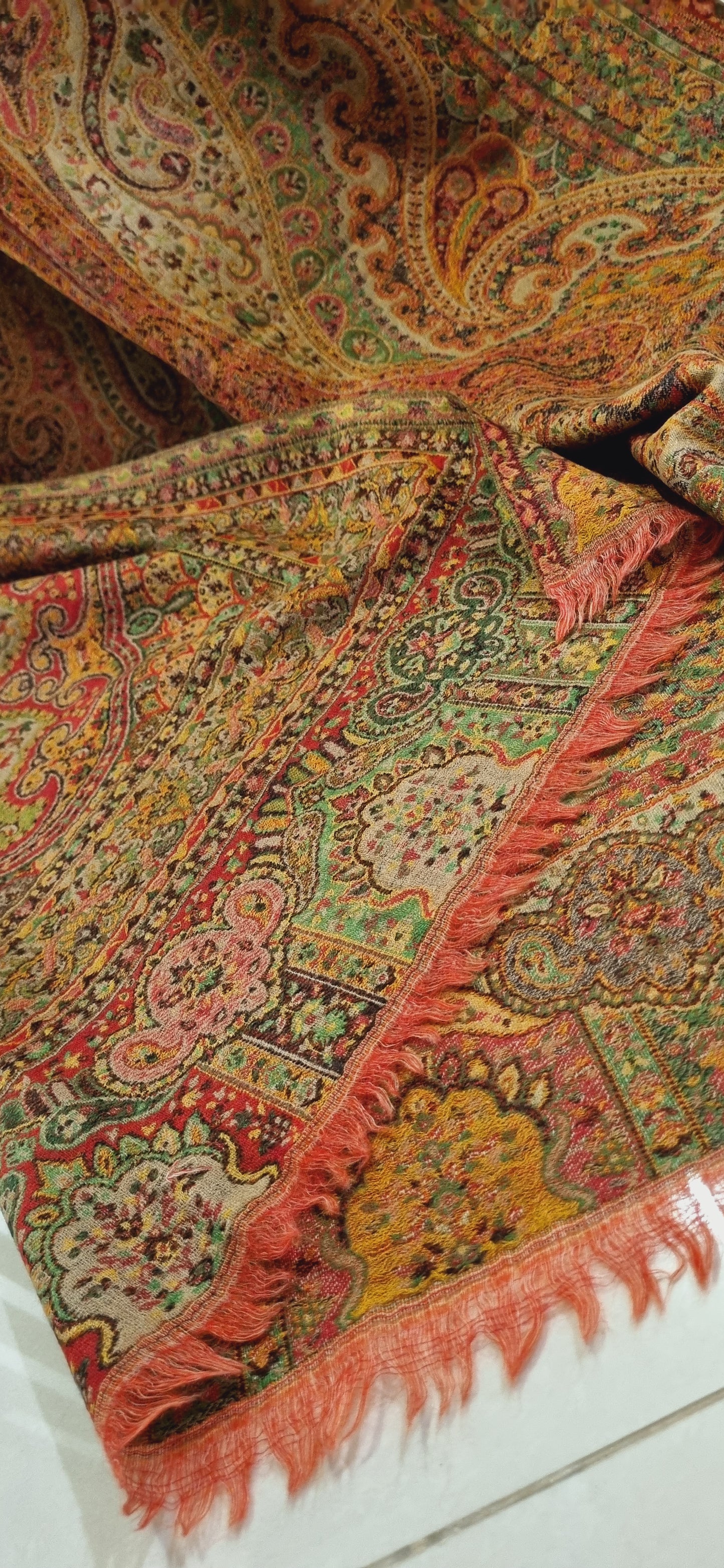 Reversible Persian kaani shawl