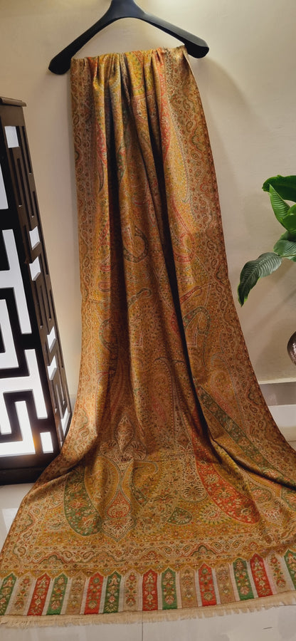 Reversible persian kaani shawl