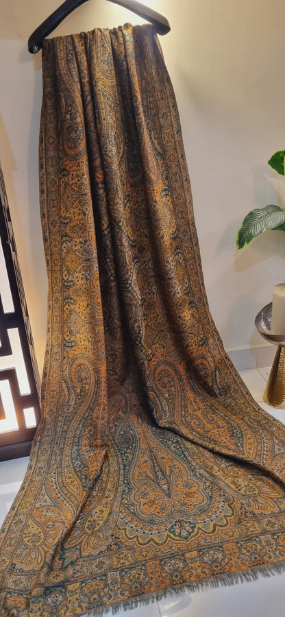 Persian kaani reversible shawl