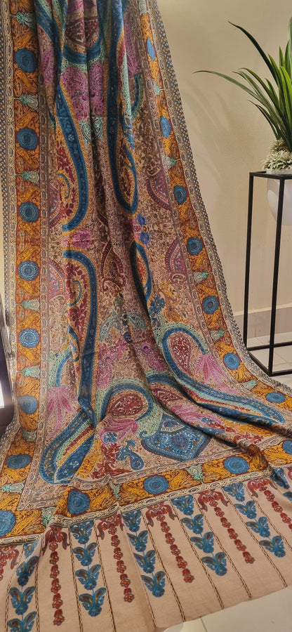 Reelkar embroidered pashmina shawl
