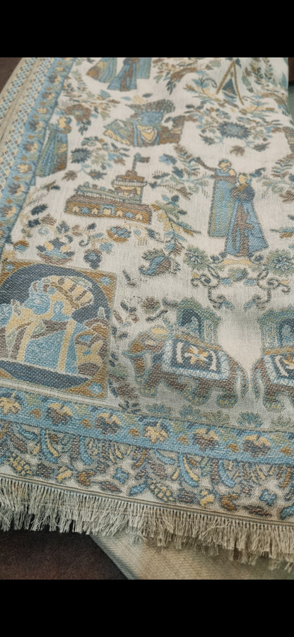 Woolen kani pashmina three piece