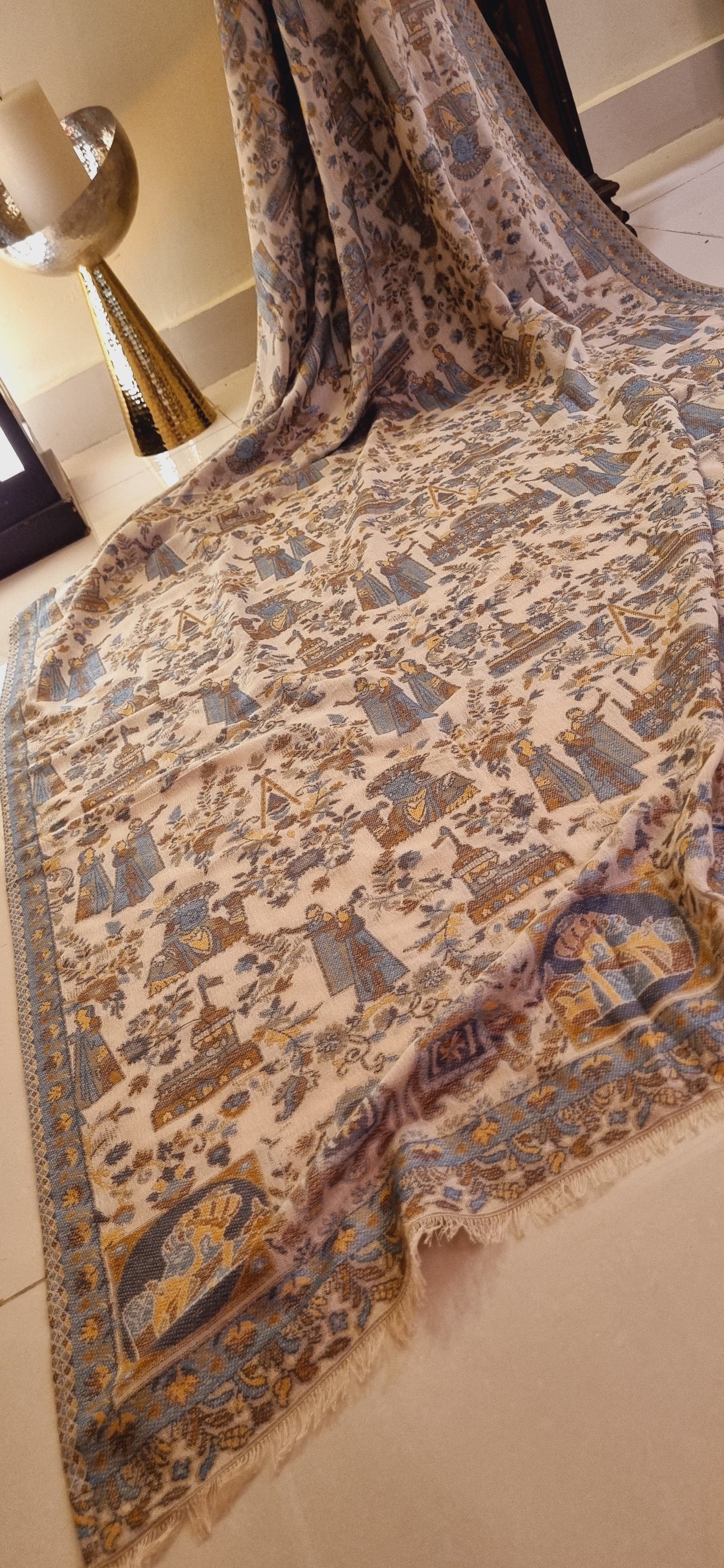 Kaani shawl: woollen pashmina