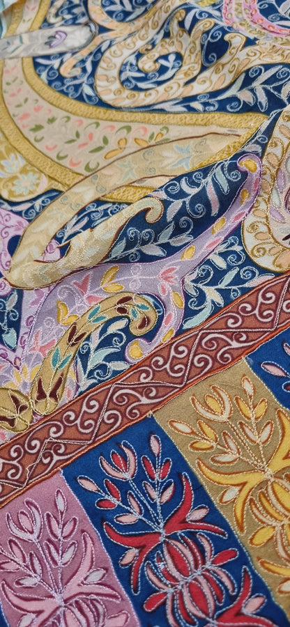 Silk reelkar shawl