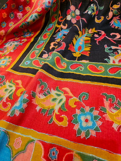 Kalamkar pashmina shawl