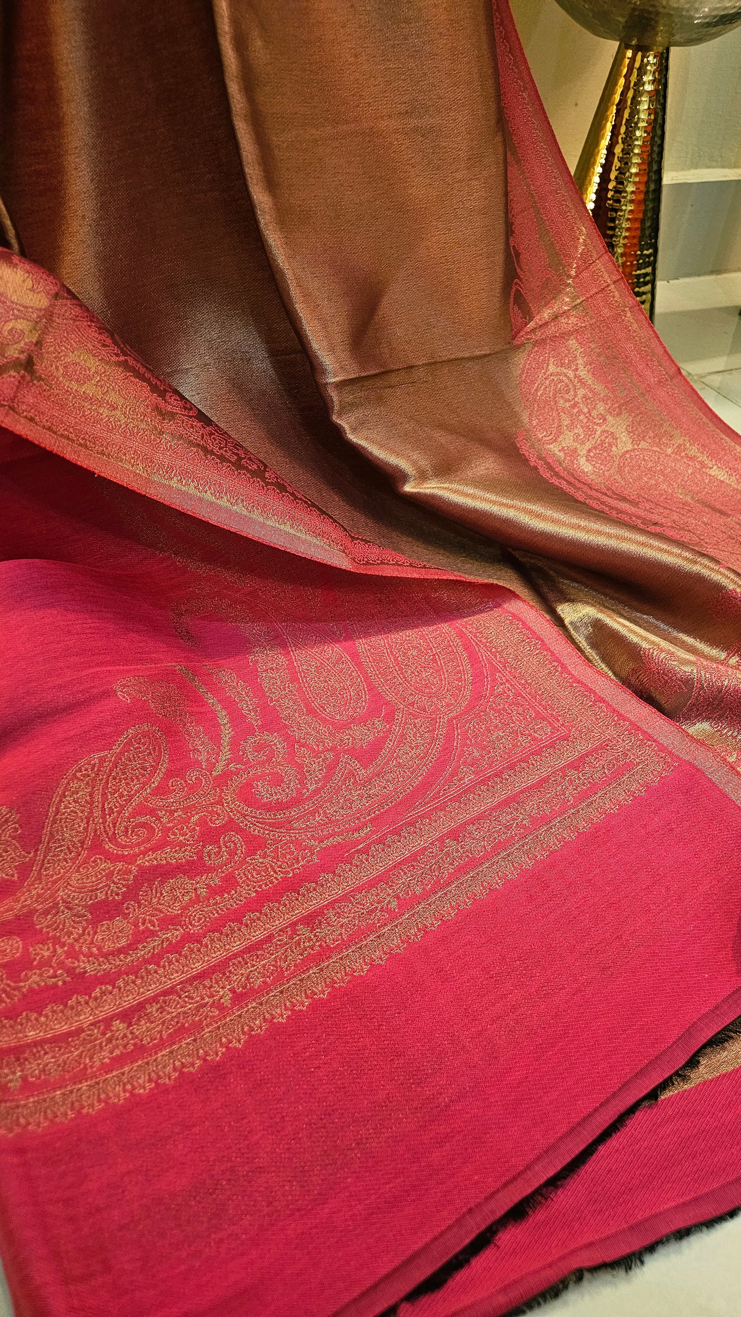 Reversible paper kaani moonlight