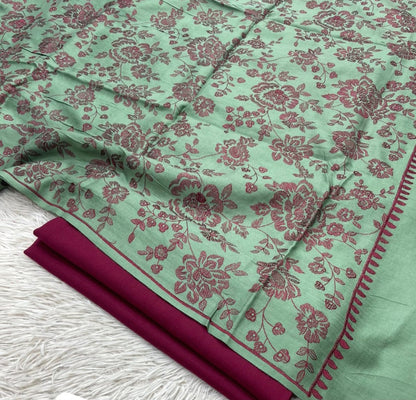 Embroidered suit: Pashmina