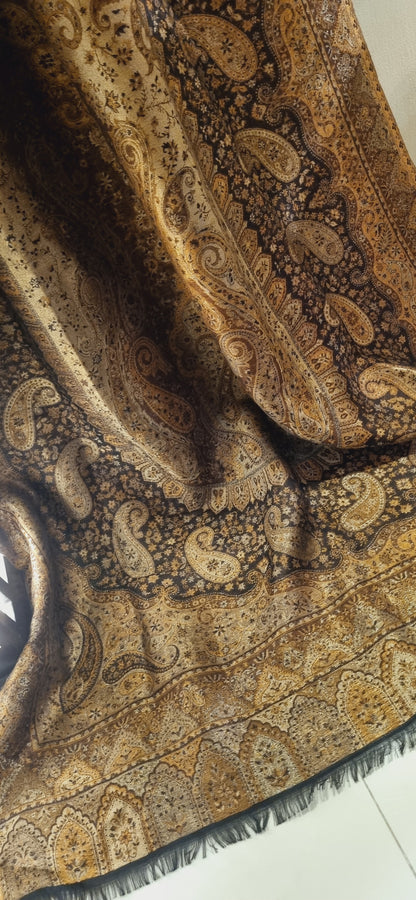 Moonlight gandhara kaani reversible shawl