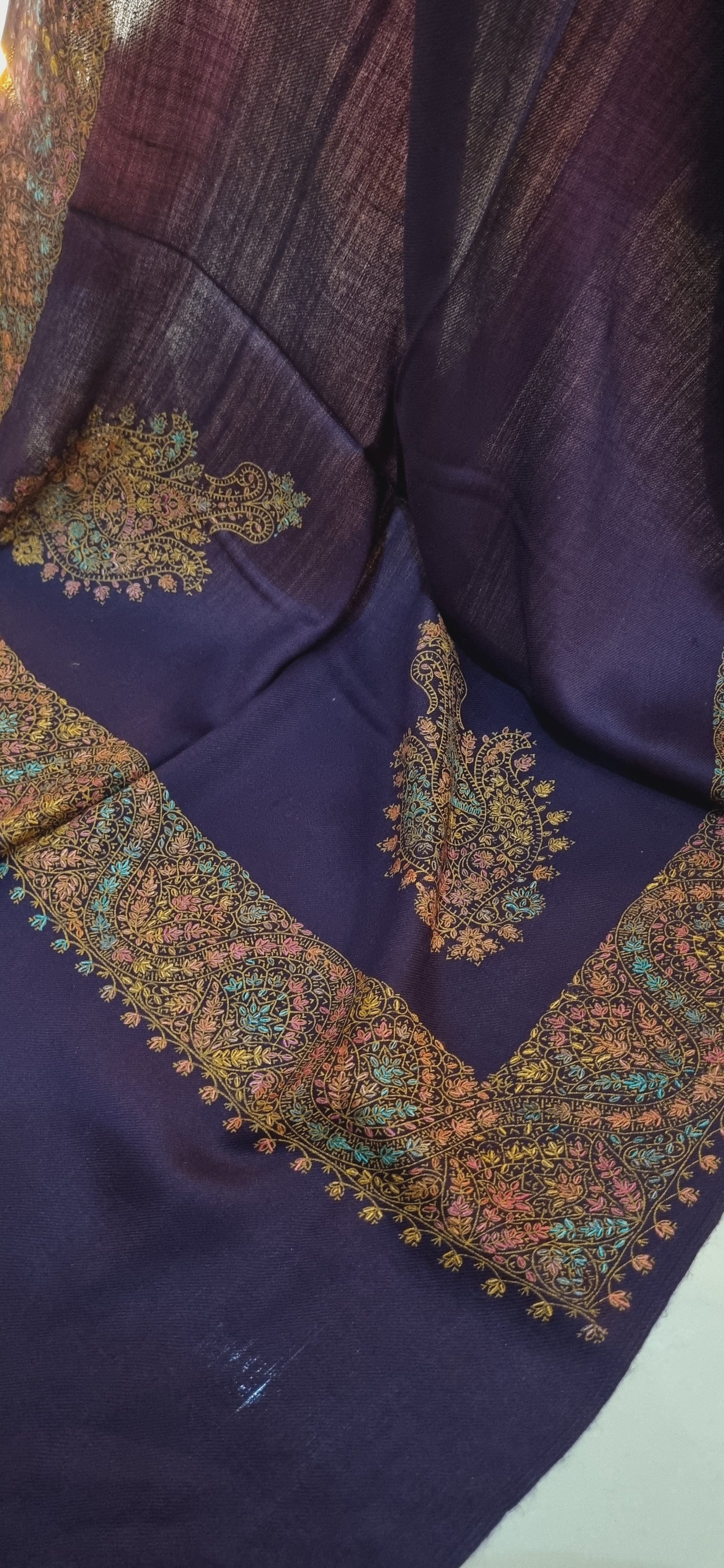 Hand embroidered Mini shawl