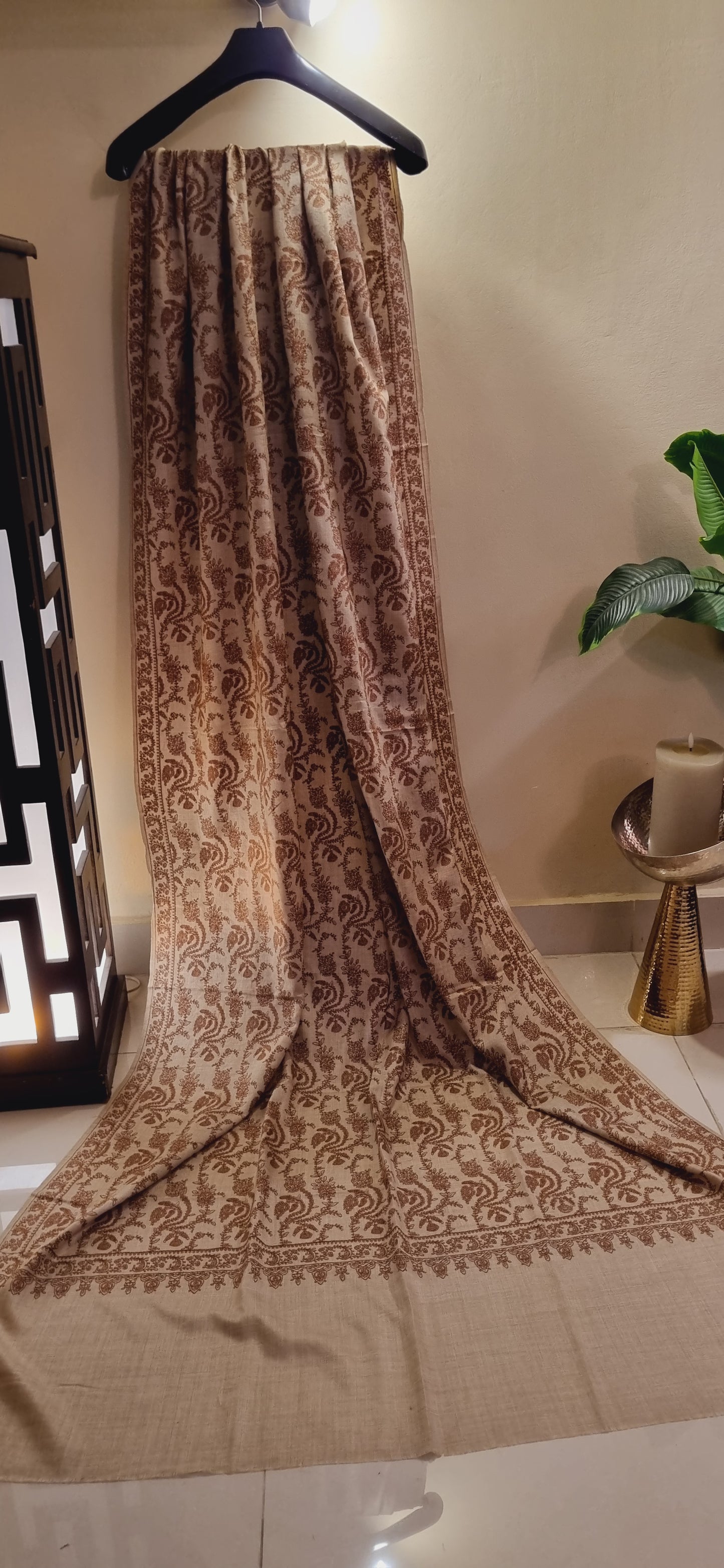 Toosh embroidered shawl