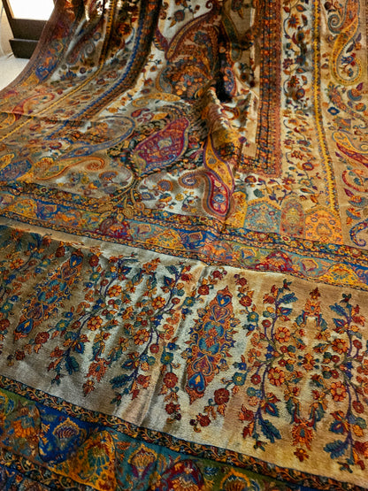 Silky moonlight kaani shawl/dupata