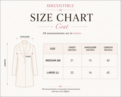 Embroidered coat: Pashmina