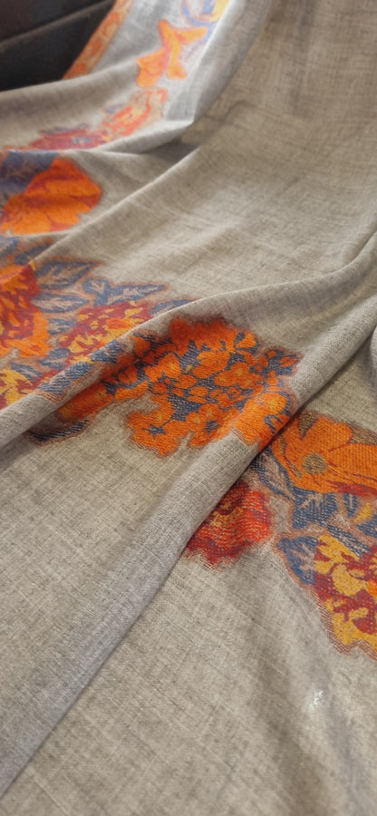 Woolen pashmina kaani shawl