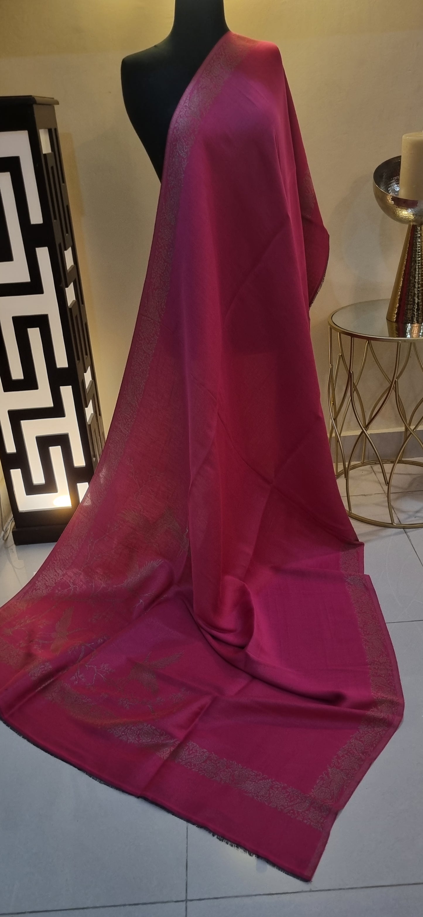 Moonlight reversible shawl