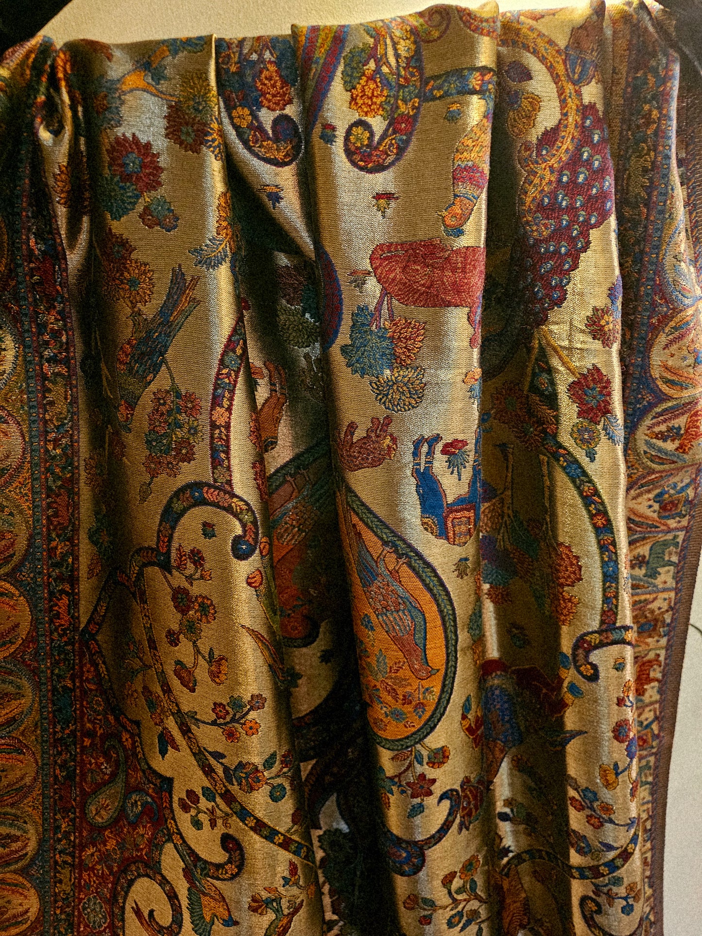 Moonlight silky kaani shawl/dupata