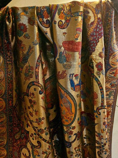 Moonlight silky kaani shawl/dupata