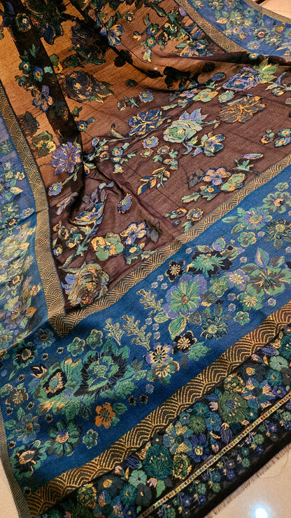 Silk kaani shawl