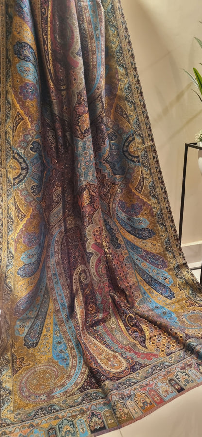 Pashmina kaani with zaree