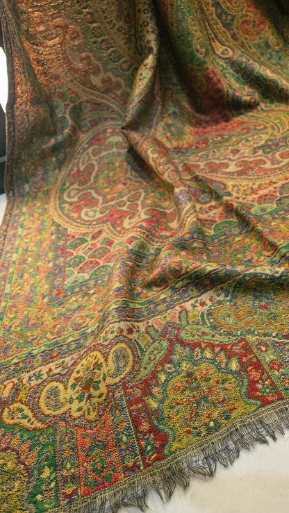 Persian reversible kaani: Pashmina