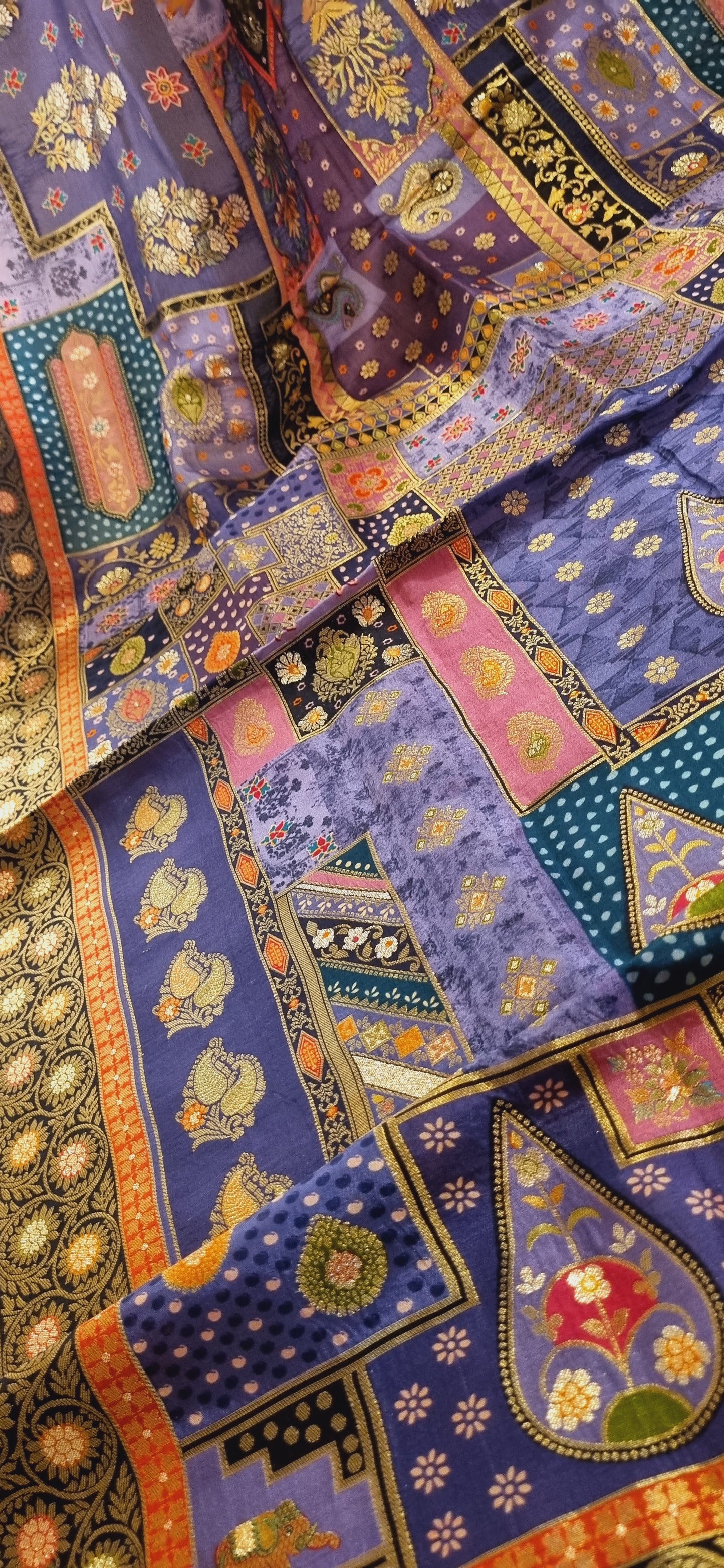 Meenakari patola silk dupatta