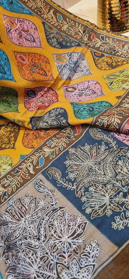 Reelkar embroidered pashmina