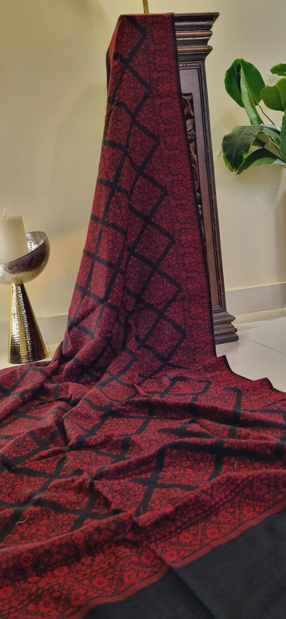 Woollen pashmina kaani shawl