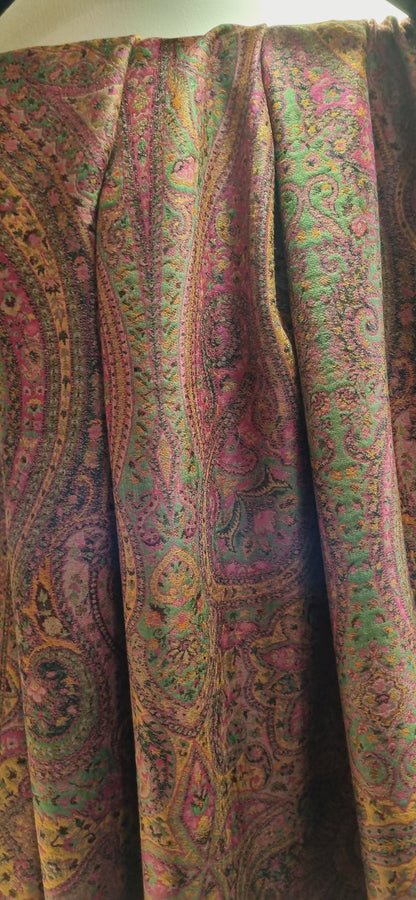 Reversible persian kaani shawl