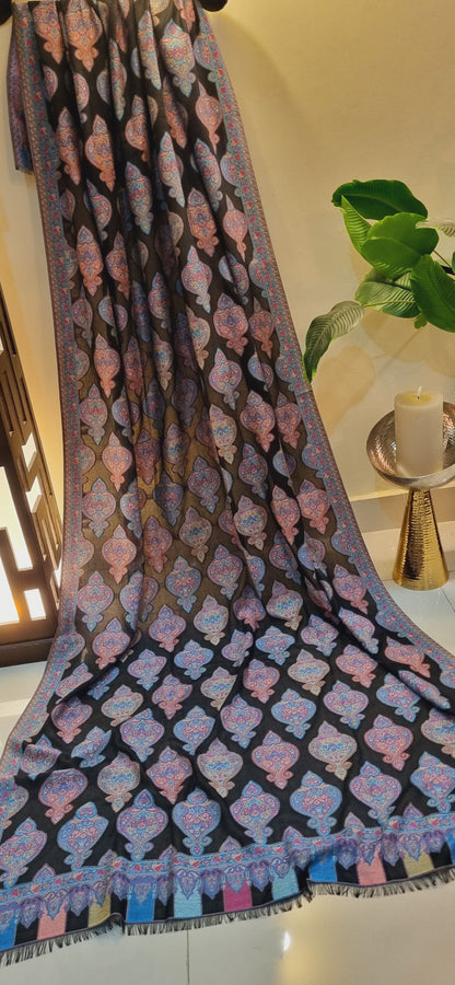 Woollen pashmina kaani shawls