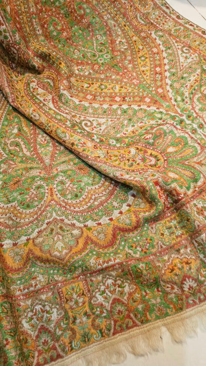 Reversible persian kaani: Pashmina