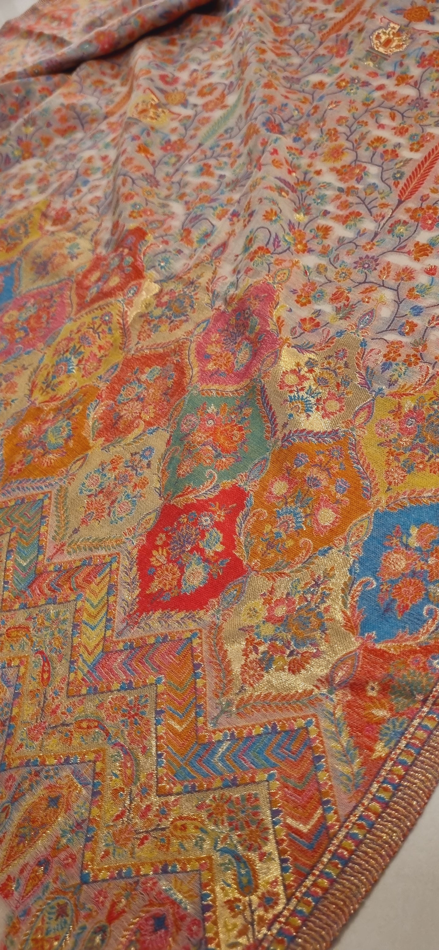 Silk kaani shawl