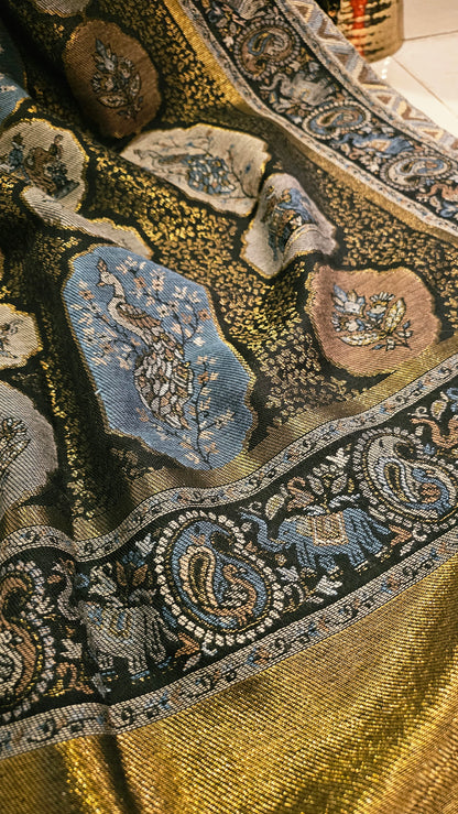 Moonlight kaani shawl: Pashmina