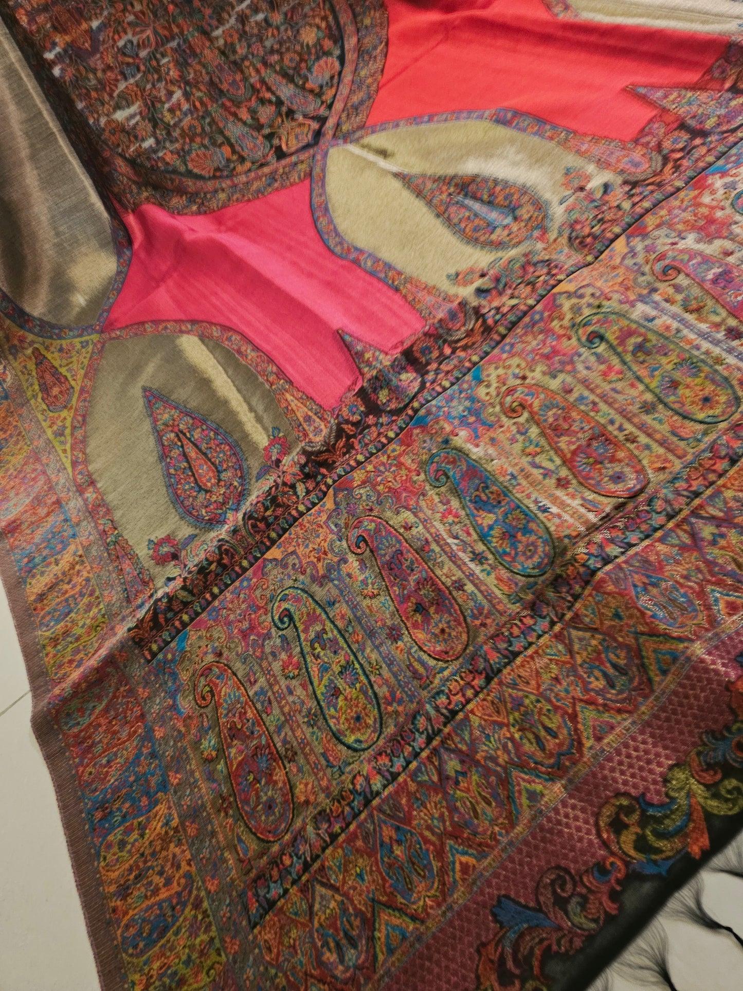 Moonlight silky kaani shawl