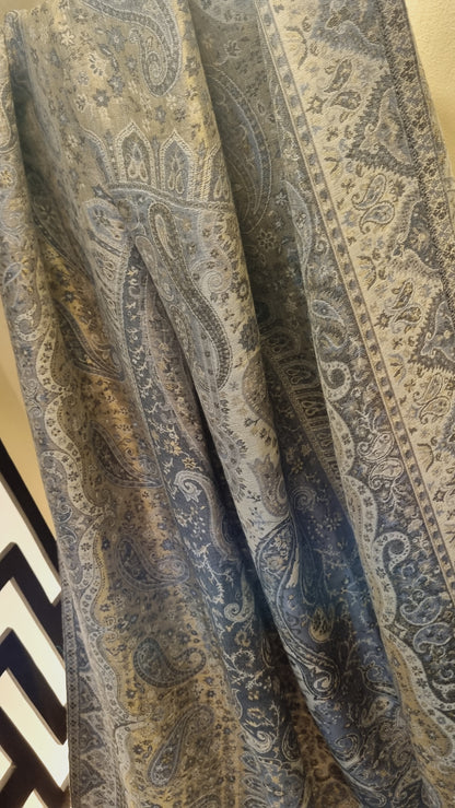 Double sided pashmina moonlight kaani shawl